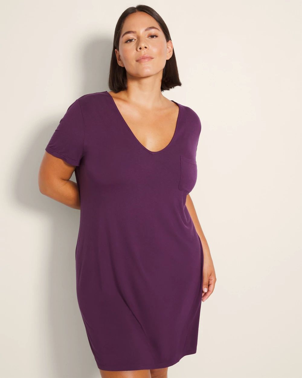 Cool Nights Short-Sleeve Sleepshirt