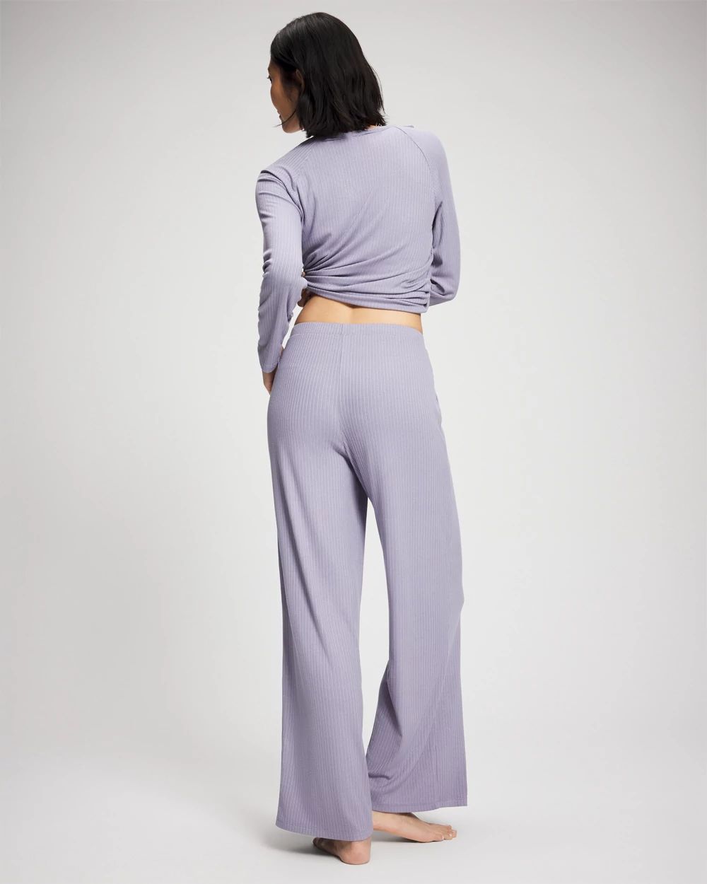 Pointelle Wide Leg Pajama Pant click to view larger image.