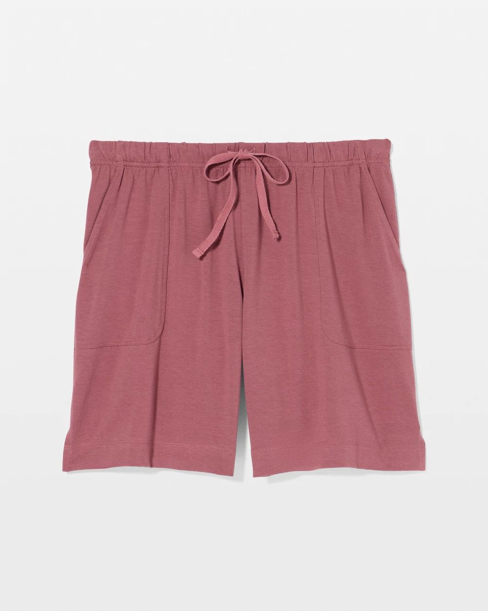 Relaxed Long Pajama Shorts click to view larger image.