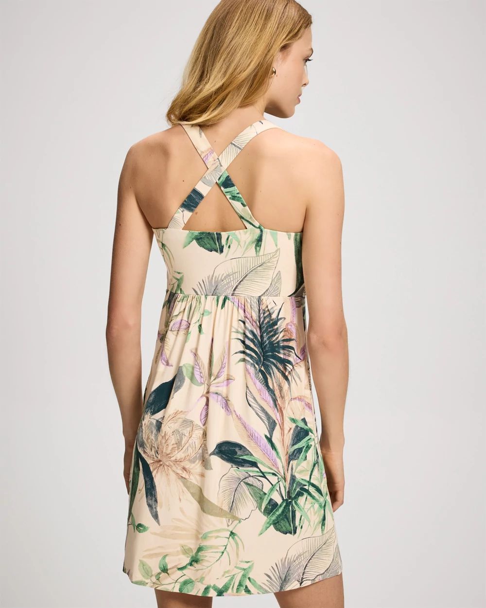 Twist-Front Short Bra Dress click to view larger image.
