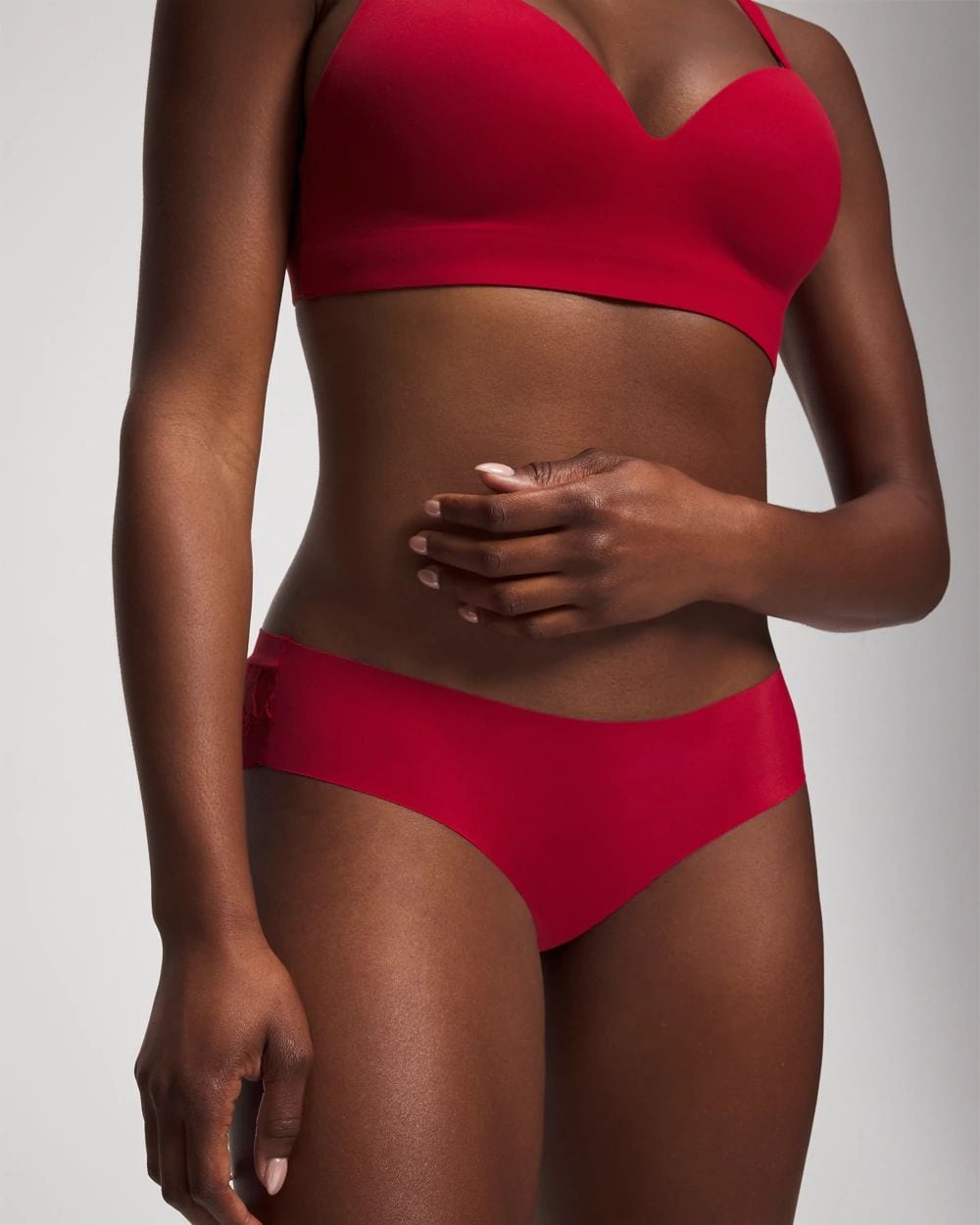 Cheeky Hipster Panty with Lace Back click to view larger image.