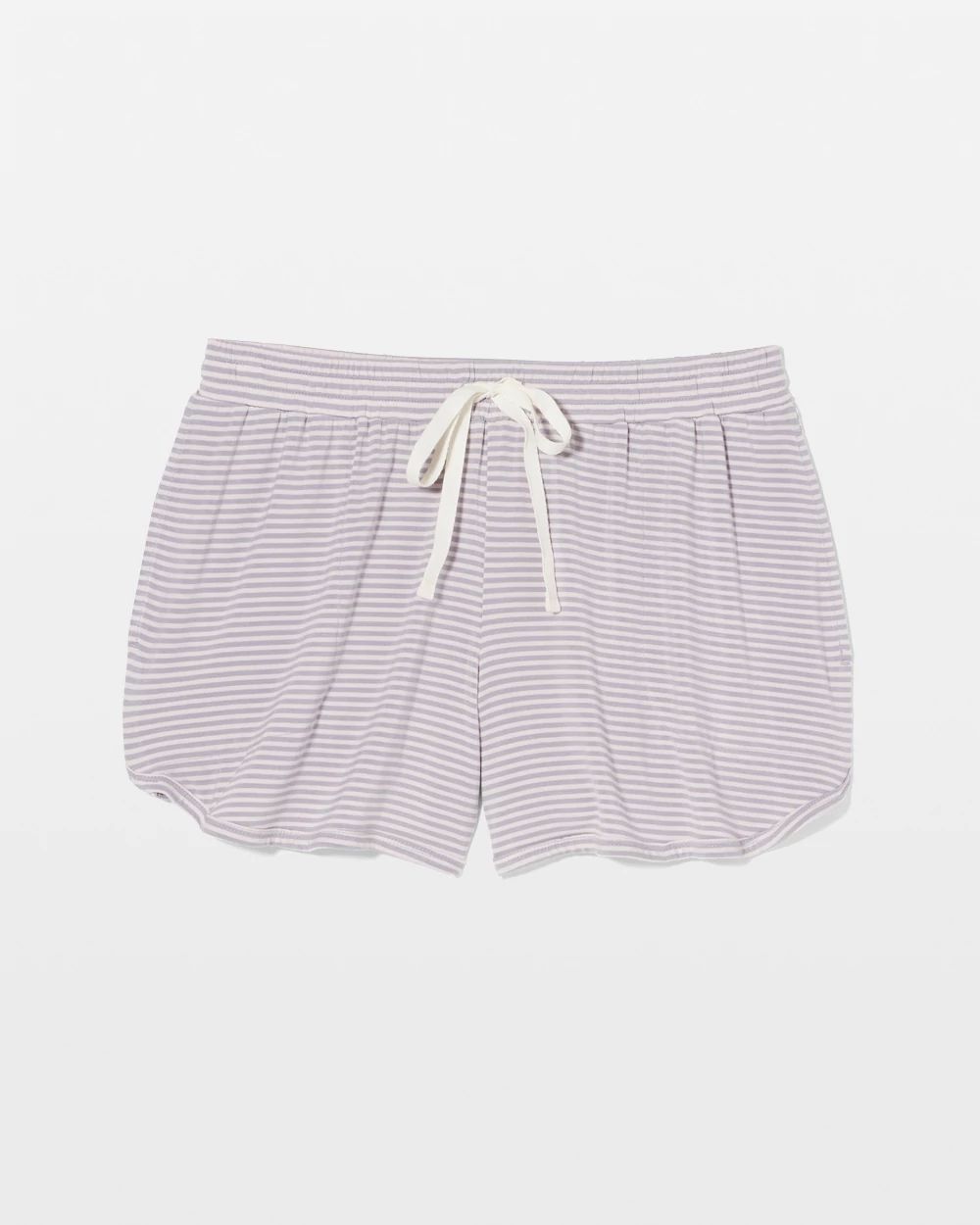 Cool Nights Curved Hem Pajama Shorts