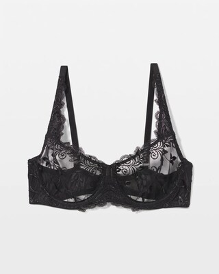 Lace Unlined Bra click to view larger image.