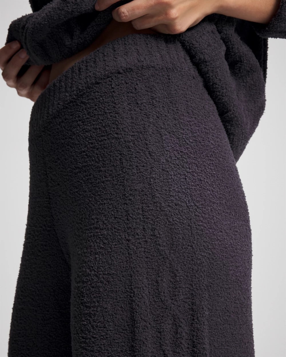 Cable Knit Plush Ankle Pant