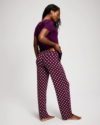 Short Sleeve + Pant Pajama Set click to view larger image.