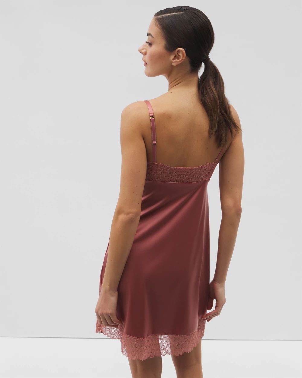 Stretch Luster Knit Chemise