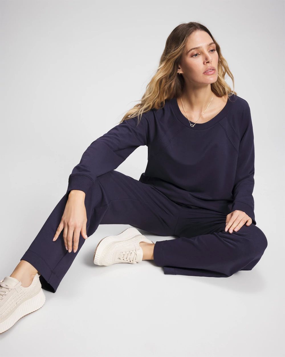 Essential Terry Straight Leg Pants