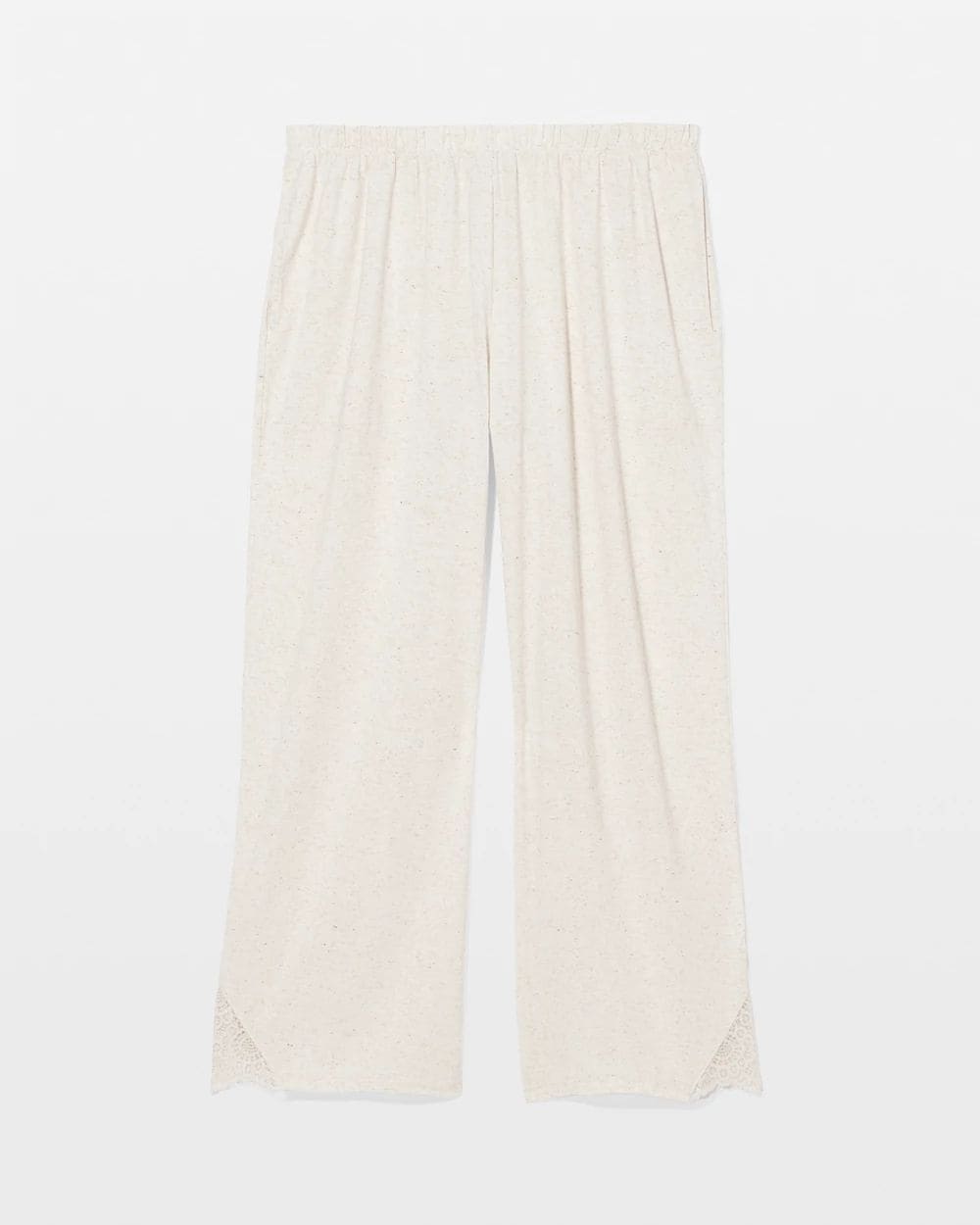 Slub Wide Leg Pajama Crop
