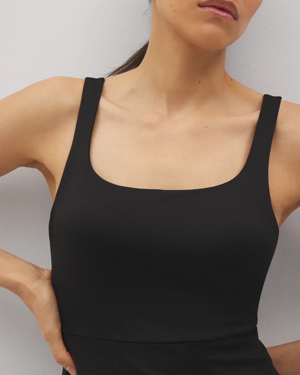 Lounge Square Neck Midi Dress
