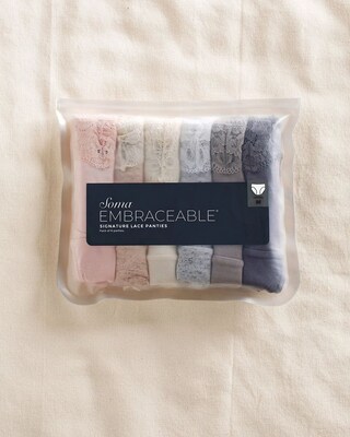 Signature Lace Hipster 6 Pack