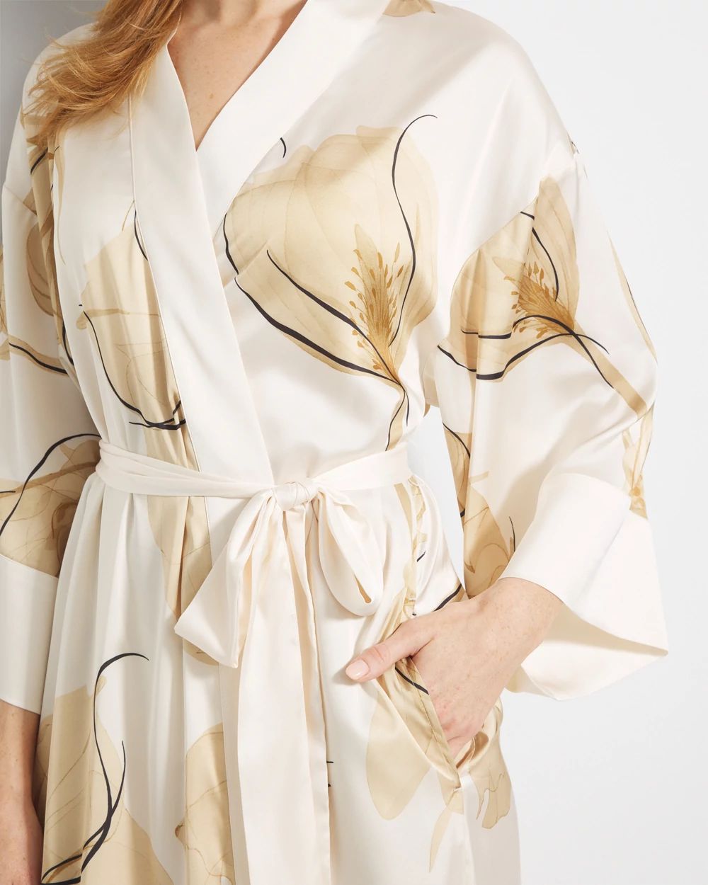 Satin Long Robe