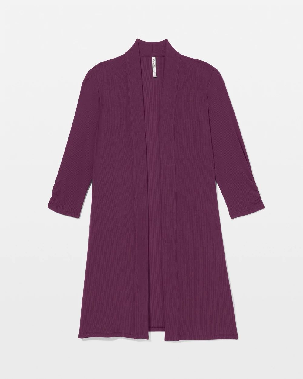 Cool Nights Rib Long-Sleeve Pajama Cardigan