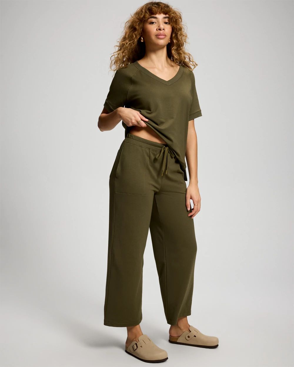 Essential Terry Crop Pants