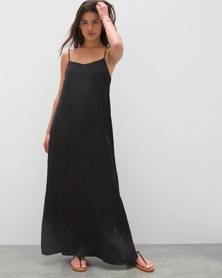 Satin Maxi Bra Dress