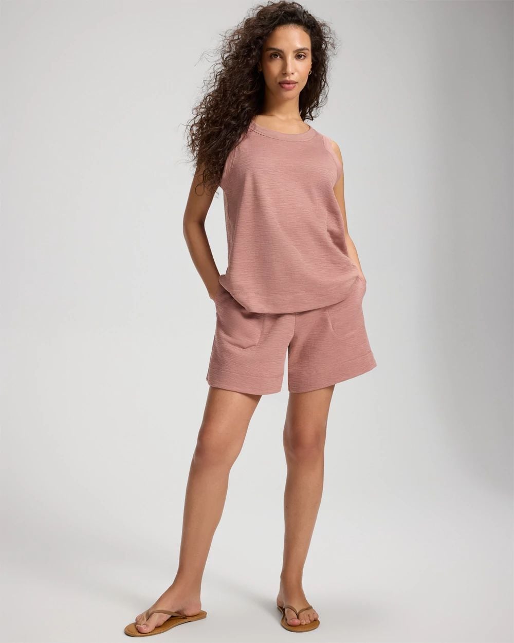 Slub French Terry Relaxed Shorts click to view larger image.
