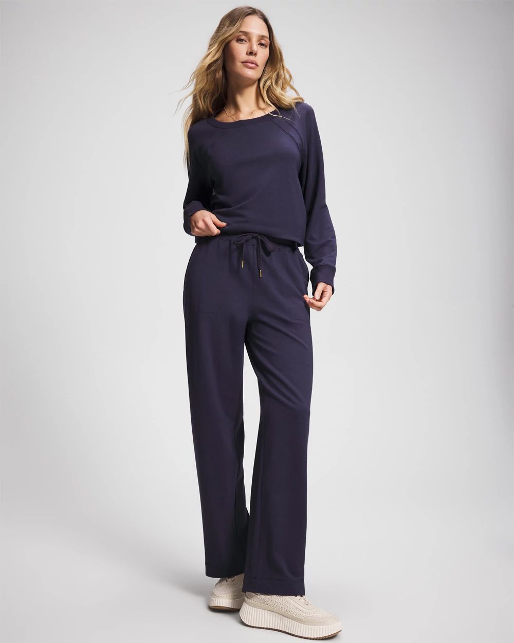 Essential Terry Straight Leg Pants