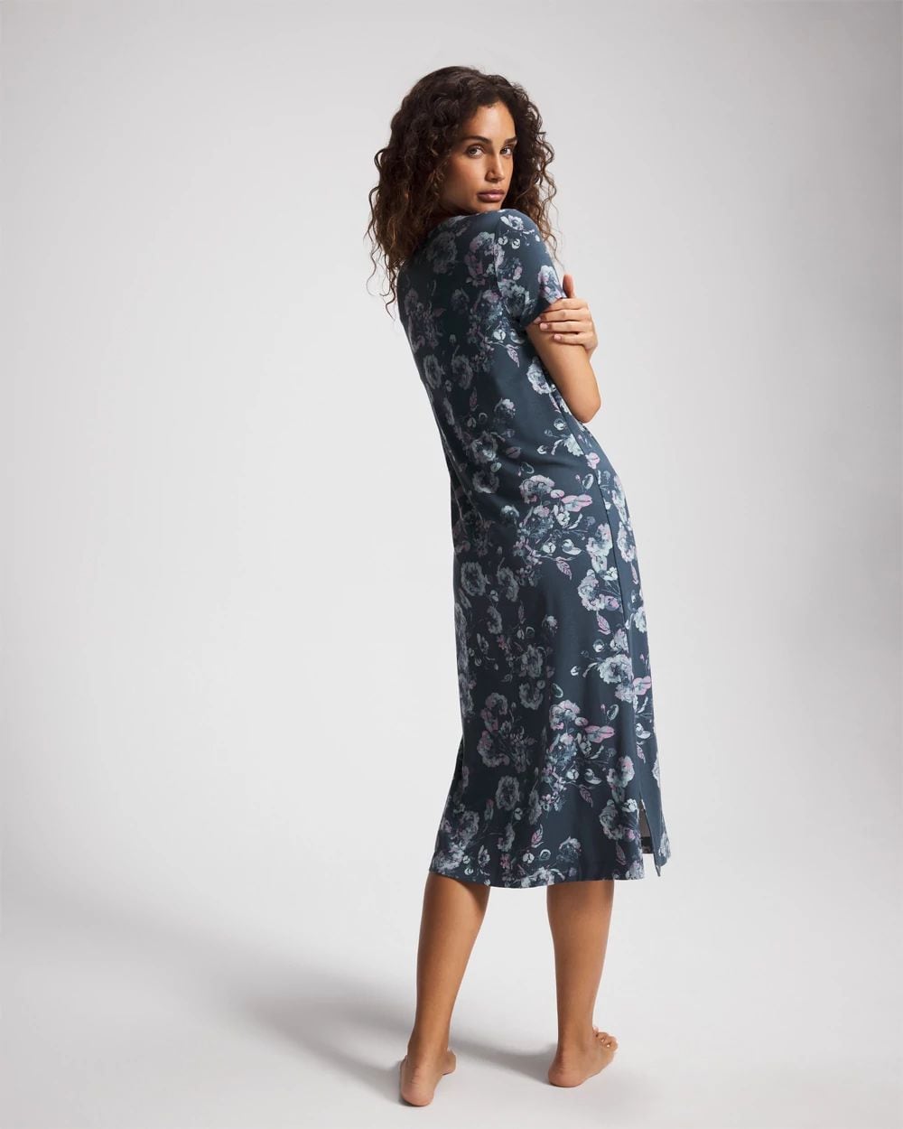 Cool Nights Short Sleeve Long Sleepshirt