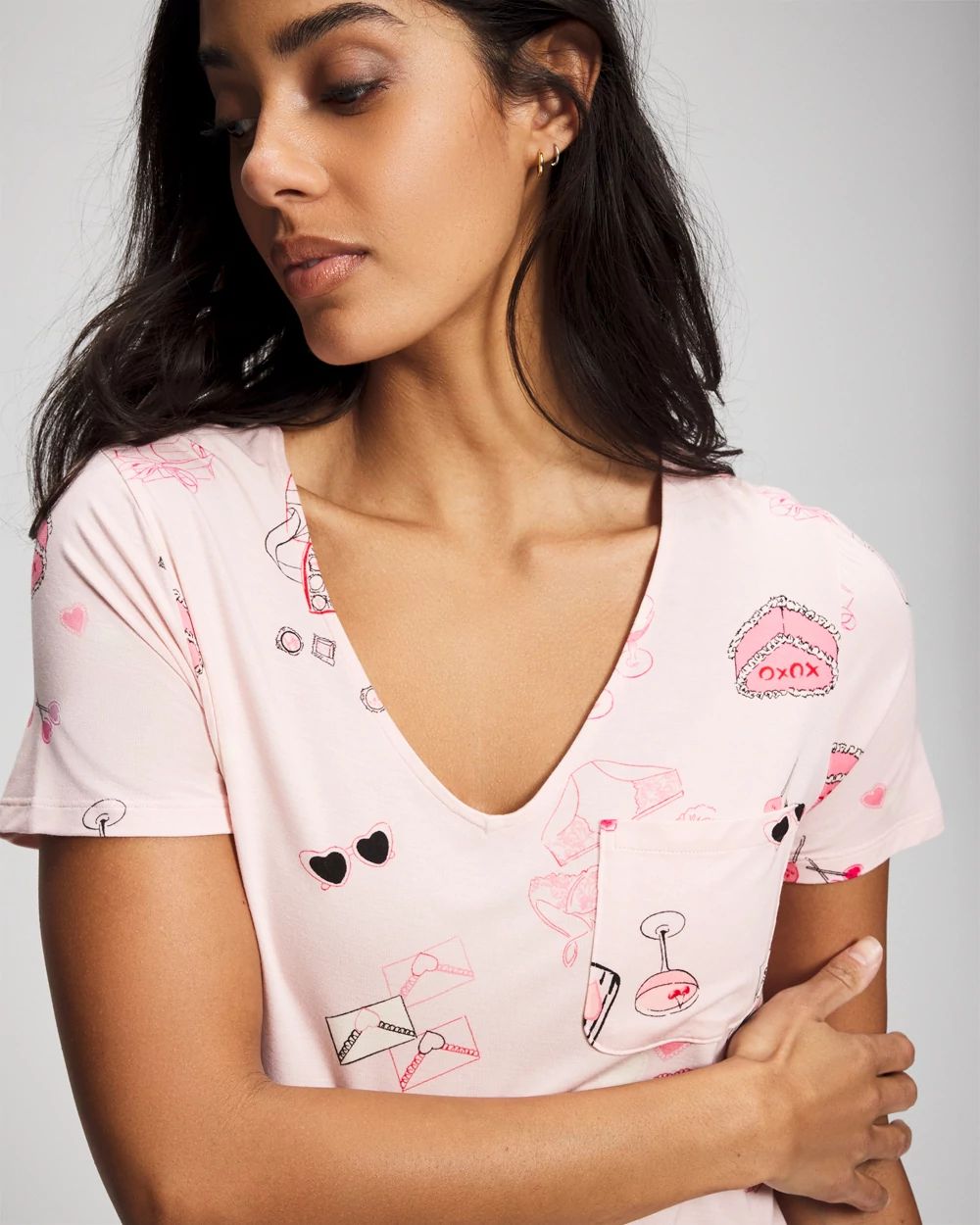 Cool Nights Short Sleeve Sleepshirt