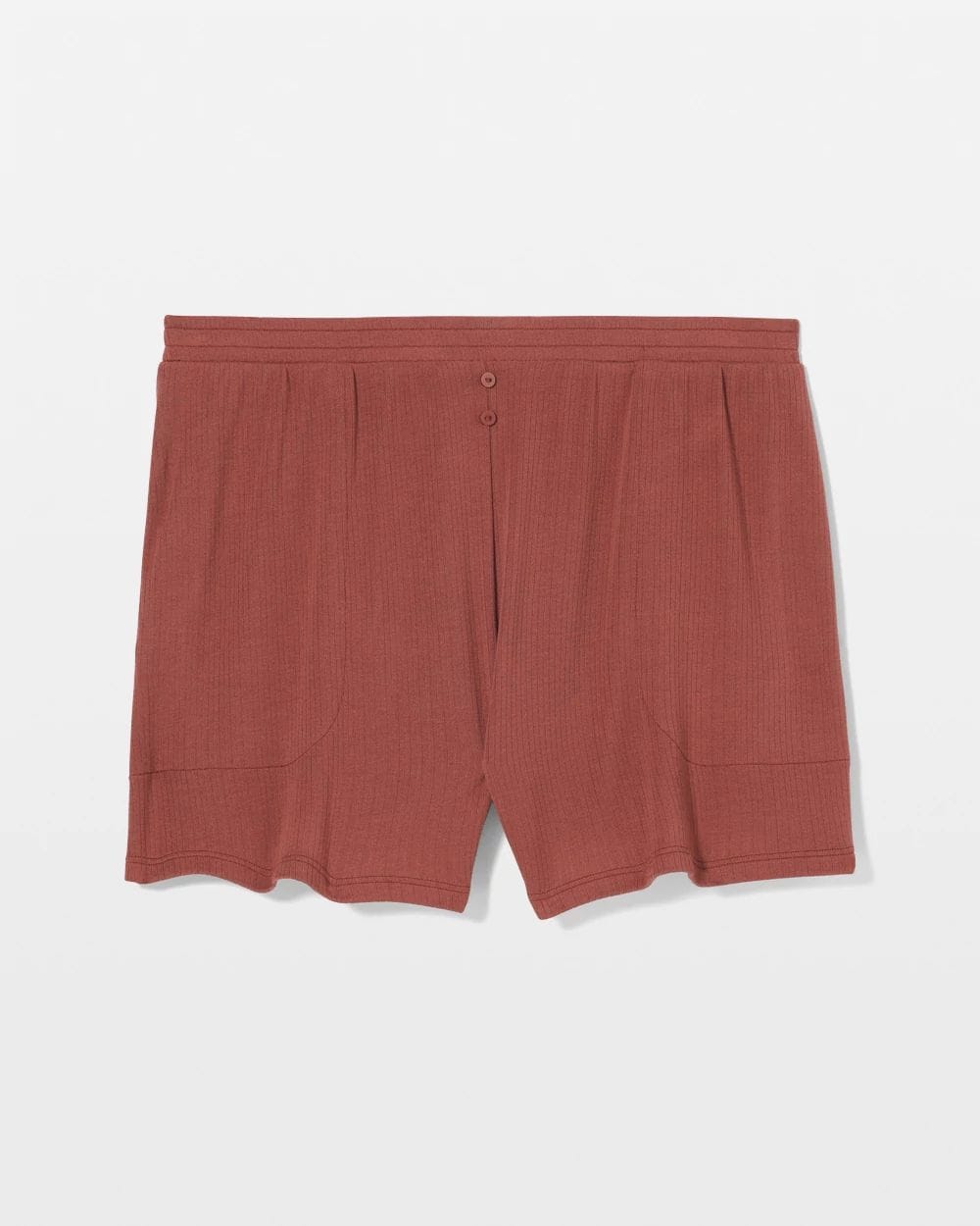 Lightweight Rib Knit Pajama Shorts