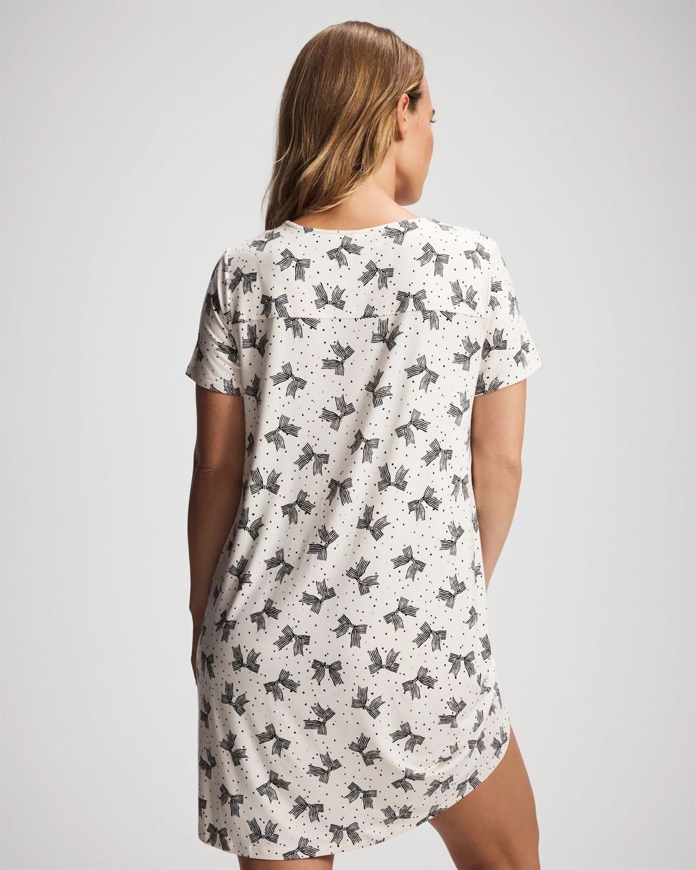 Cool Nights Short Sleeve Scoop Neck Sleepshirt