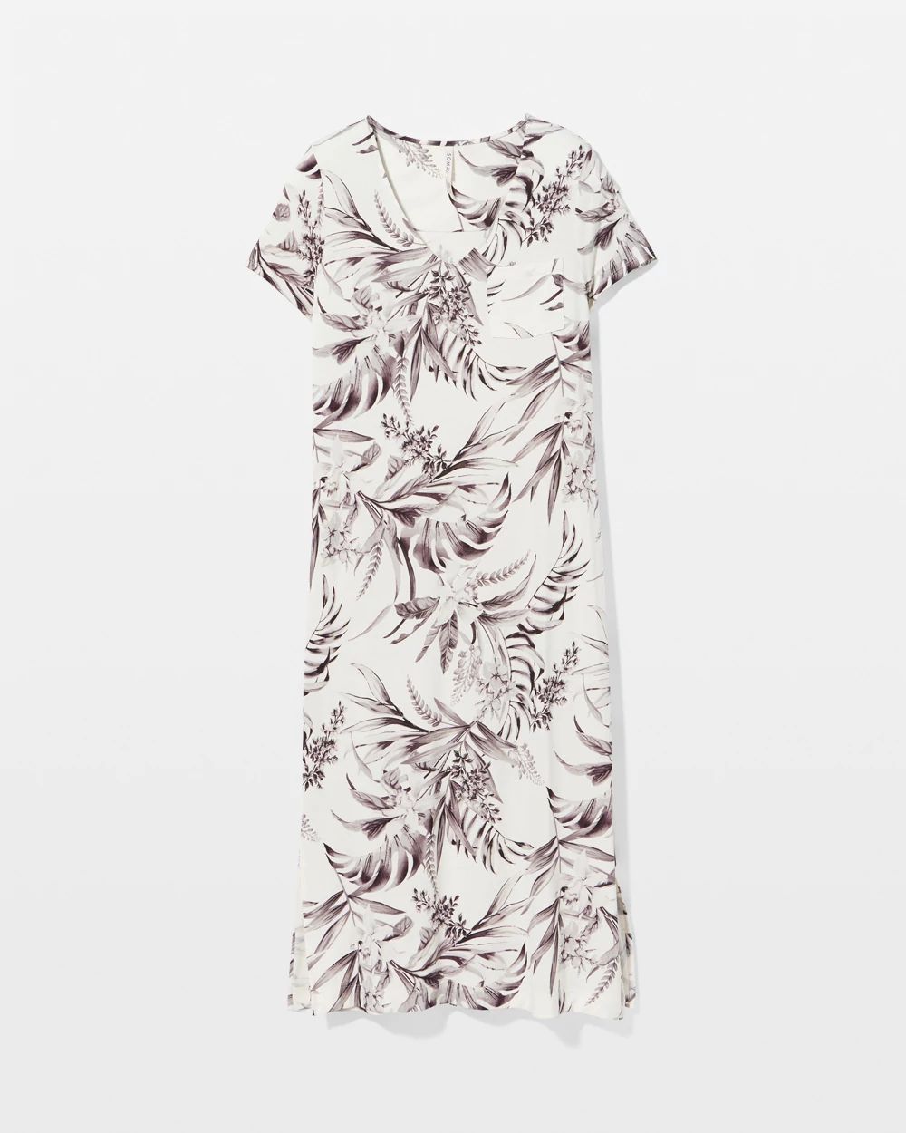 Short Sleeve Long Sleepshirt click to view larger image.