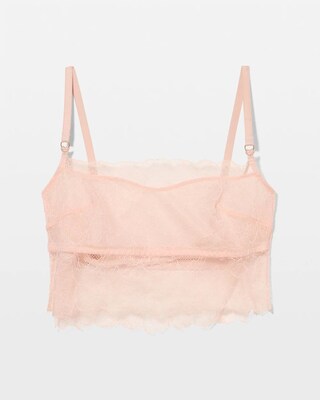 Fine Line Lace Unlined Bralette click to view larger image.