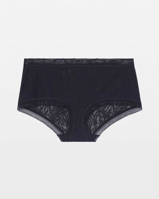 Soma Boyshort Panty with Stretch Lace click to view larger image.