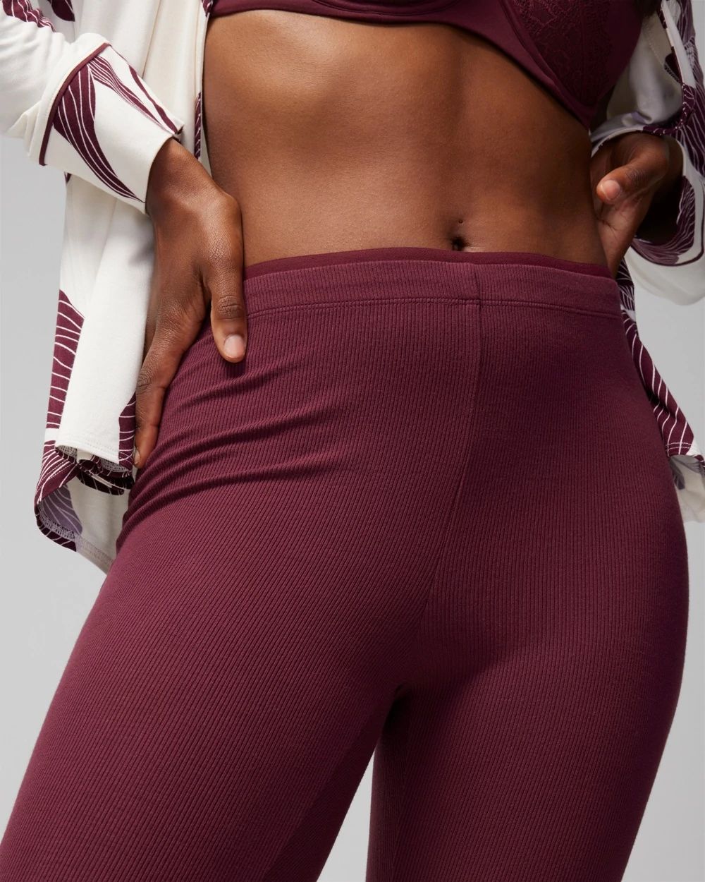 Ribbed Pajama Leggings