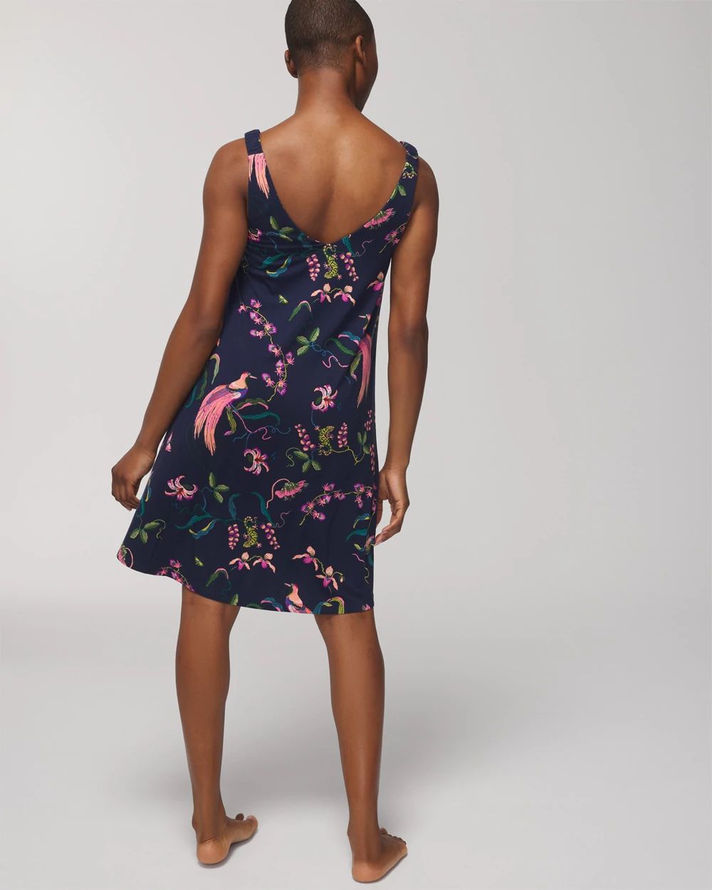 Cool Nights Shirred Strap Chemise