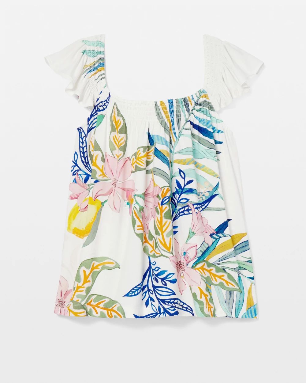 Cool Nights Smocked Ruffle Pajama Cami
