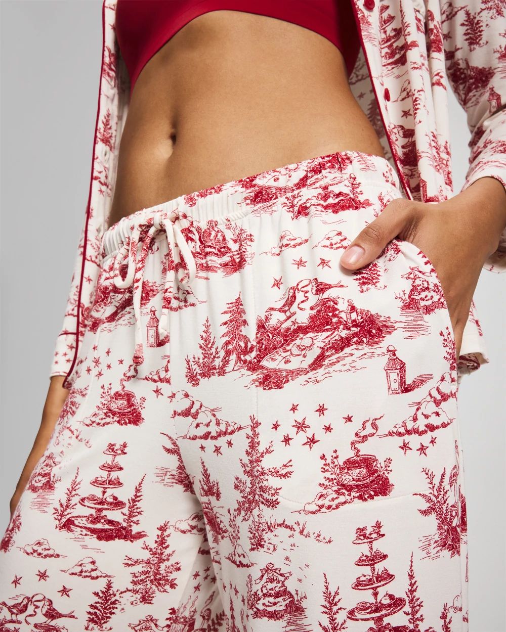 Printed Pajama Pant click to view larger image.