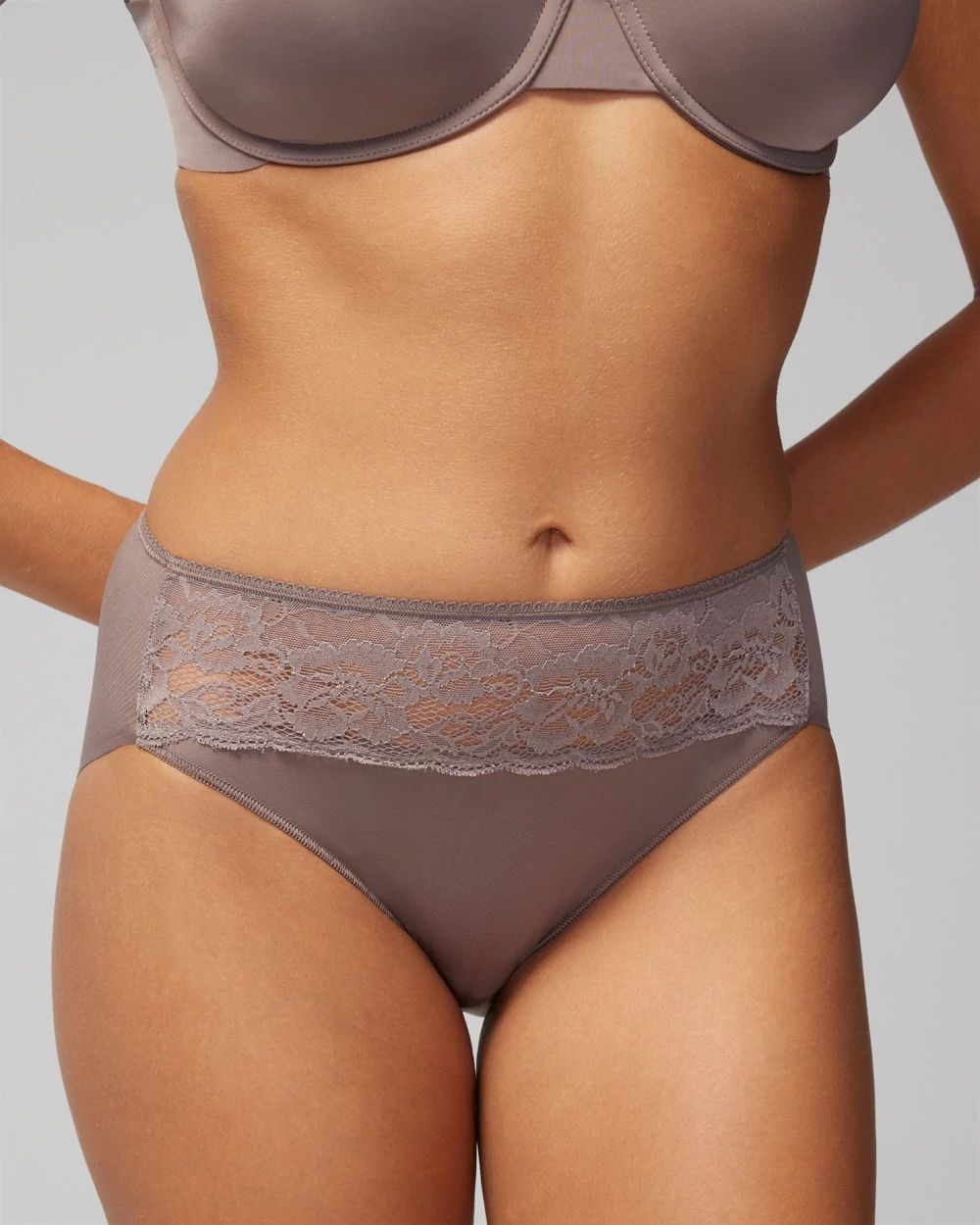 High-Leg Panty with Lace