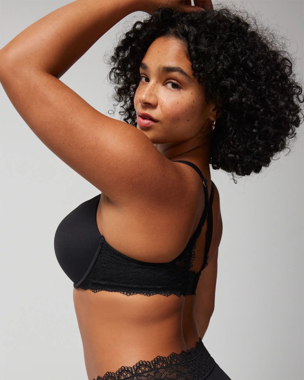 Push-Up Plunge Bra with Lace click to view larger image.