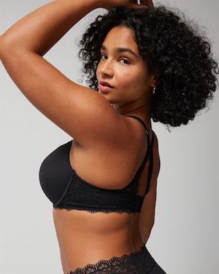 Push-Up Plunge Bra with Lace click to view larger image.