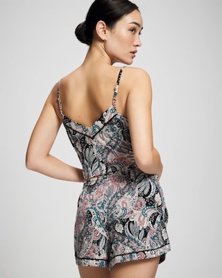 Relaxed Piped Pajama Short click to view larger image.