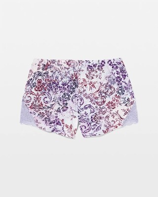 Lace Trim Pajama Short click to view larger image.
