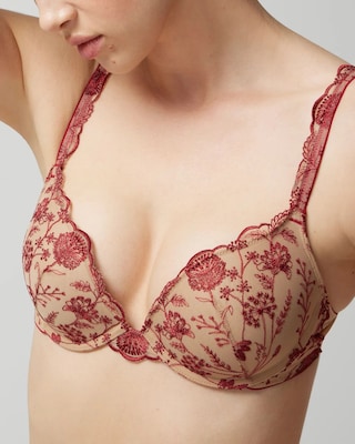 Soma Push-Up Bra with Wildflower Embroidery