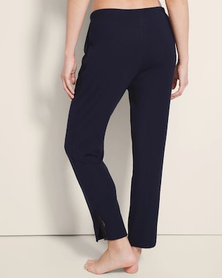 Rib Ankle Pajama Pants click to view larger image.