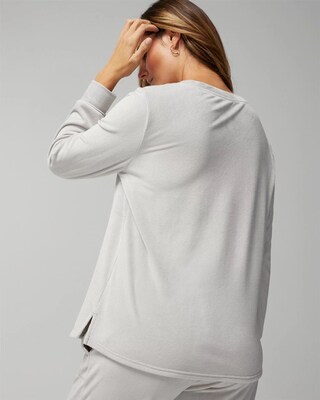 Long-Sleeve Pajama Top