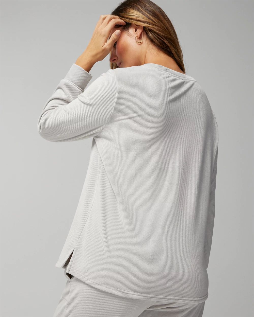 Long-Sleeve Pajama Top