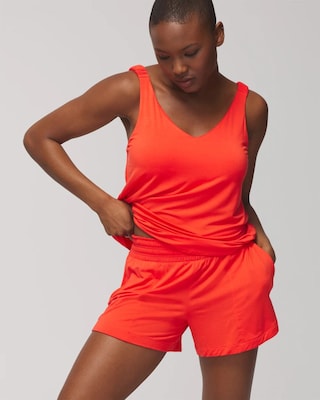 Solid Smocked Pajama Shorts
