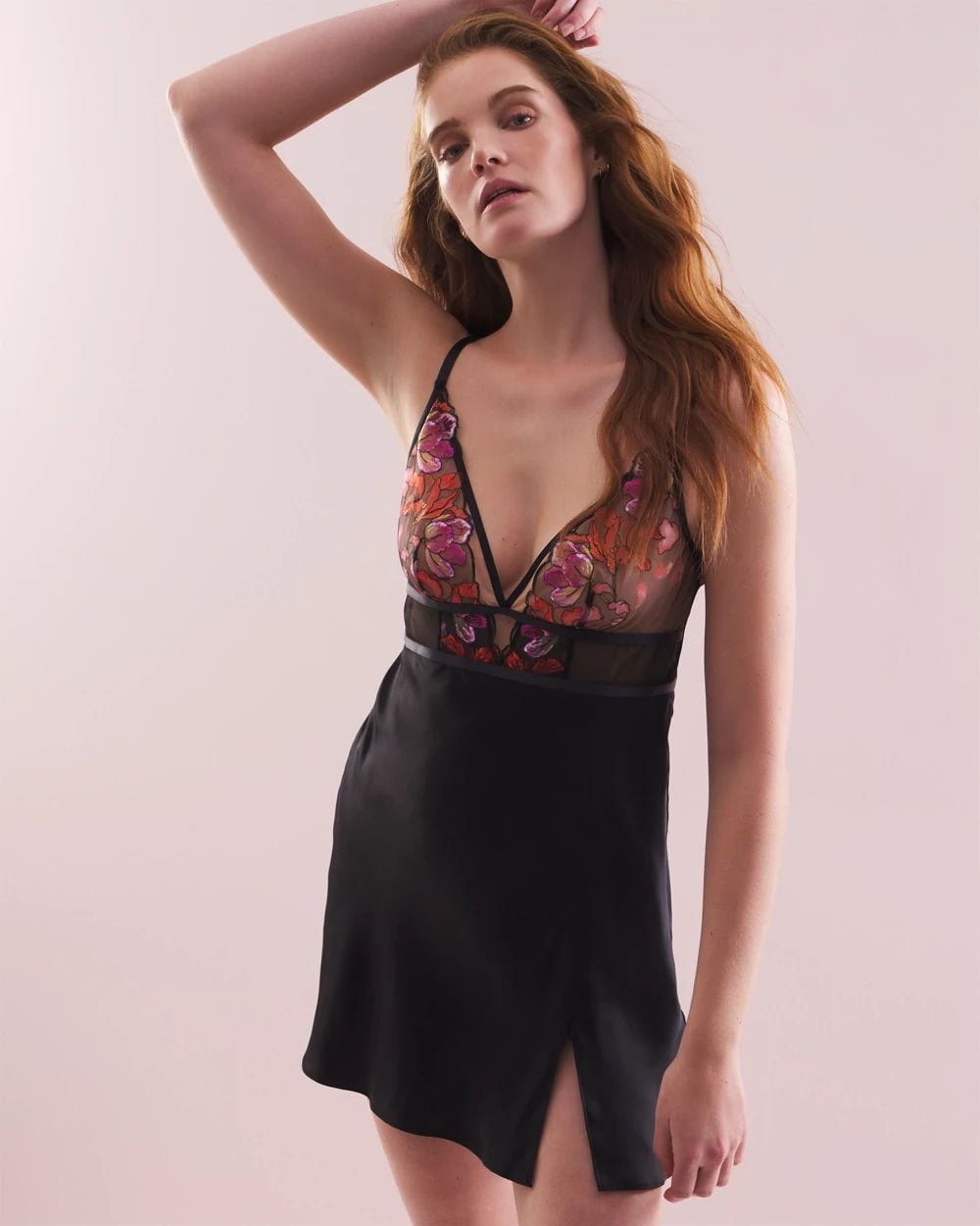 Soma's Sexiest Silk Embroidered Chemise