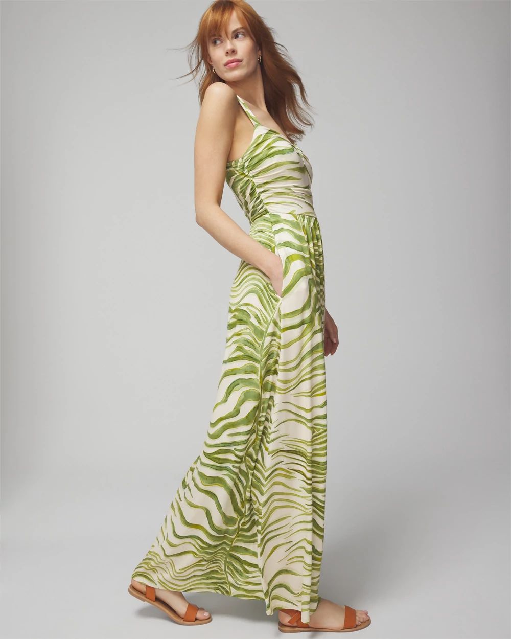 V-Wire Maxi Bra Dress