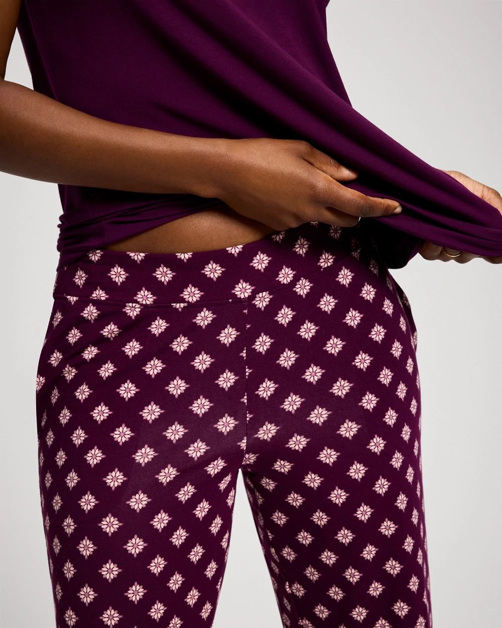 Short Sleeve + Pant Pajama Set click to view larger image.