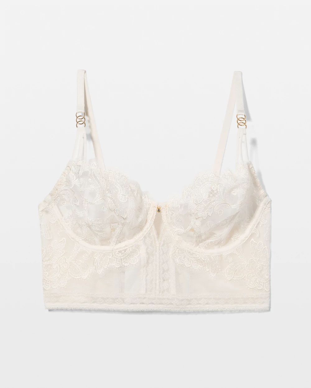 Ethereal Embroidery Unlined Bustier click to view larger image.