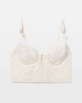 Ethereal Embroidery Unlined Bustier click to view larger image.