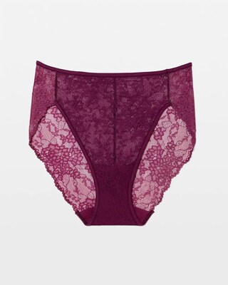 Allover Lace High-Leg Panty click to view larger image.