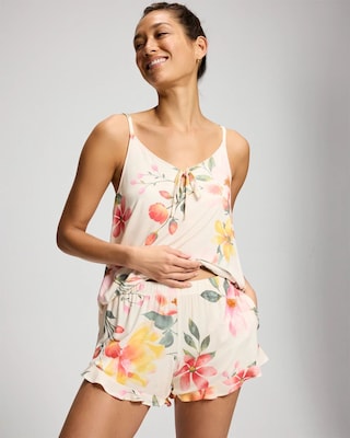 Ruffle Pajama Shorts