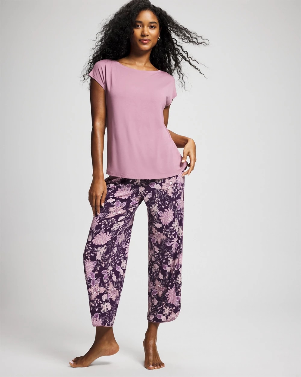 Short Sleeve Boat Neck Top