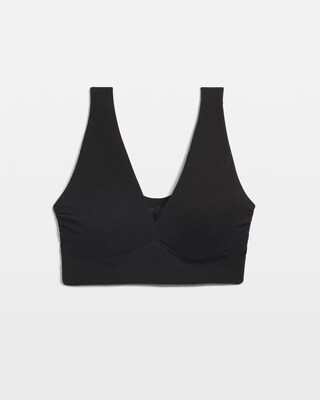 Rib Knit Sleep Bralette click to view larger image.